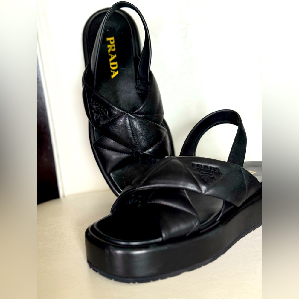 Worn Only Twice Mint Condition Pradas - image 1